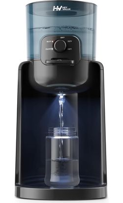 Water Warmer/dispenser Water Warmer, HEYVALUE Baby Bottle Warmer, Formula Maker with Night Light, 4 Temperature Control & 72H Keep Warm, Detachable Ta