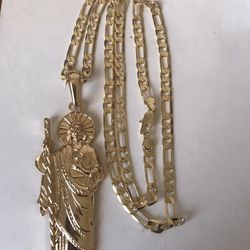 St Jude Tadeo Laminated In Gold 