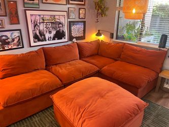 Albany Park Kova Sectional with Storage Ottoman