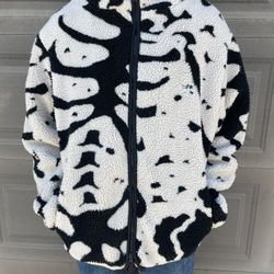 Skeleton Print fleece