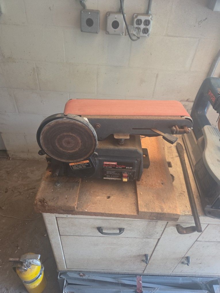 Vintage Craftsman 2/3 HP Belt/Disc Sander