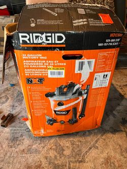12 Gal. 5.0 Peak HP NXT Shop Vacuum Wet Dry Vac with General Debris Filter, Locking Hose and Attachm