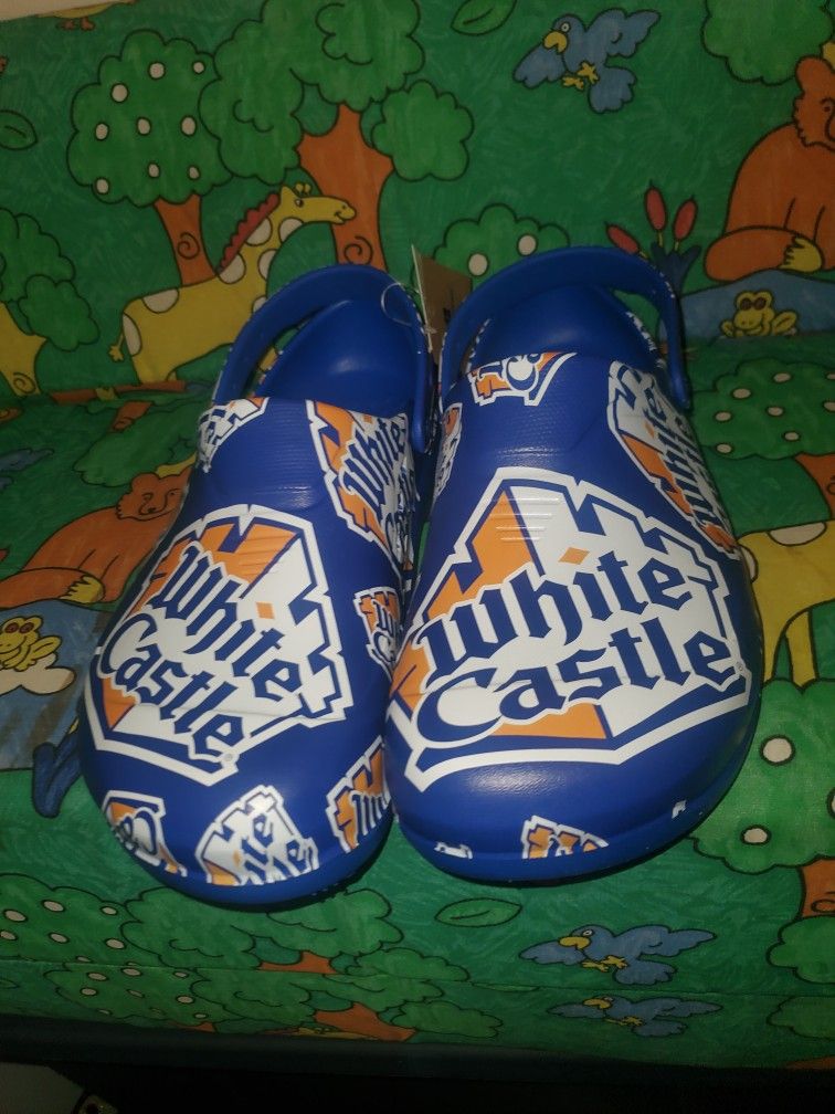 White Castle Exclusive Crocs Size  13 150$