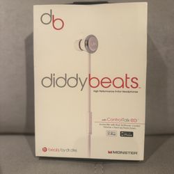 RARE Collector's Grade Monster Diddybeats by Dre (Pink) - Open Box, Complete!