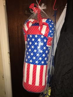 Kids punching bag $15 each firm