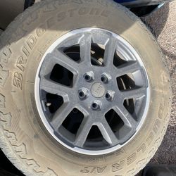 4-Tires and rims for Jeep Wrangler