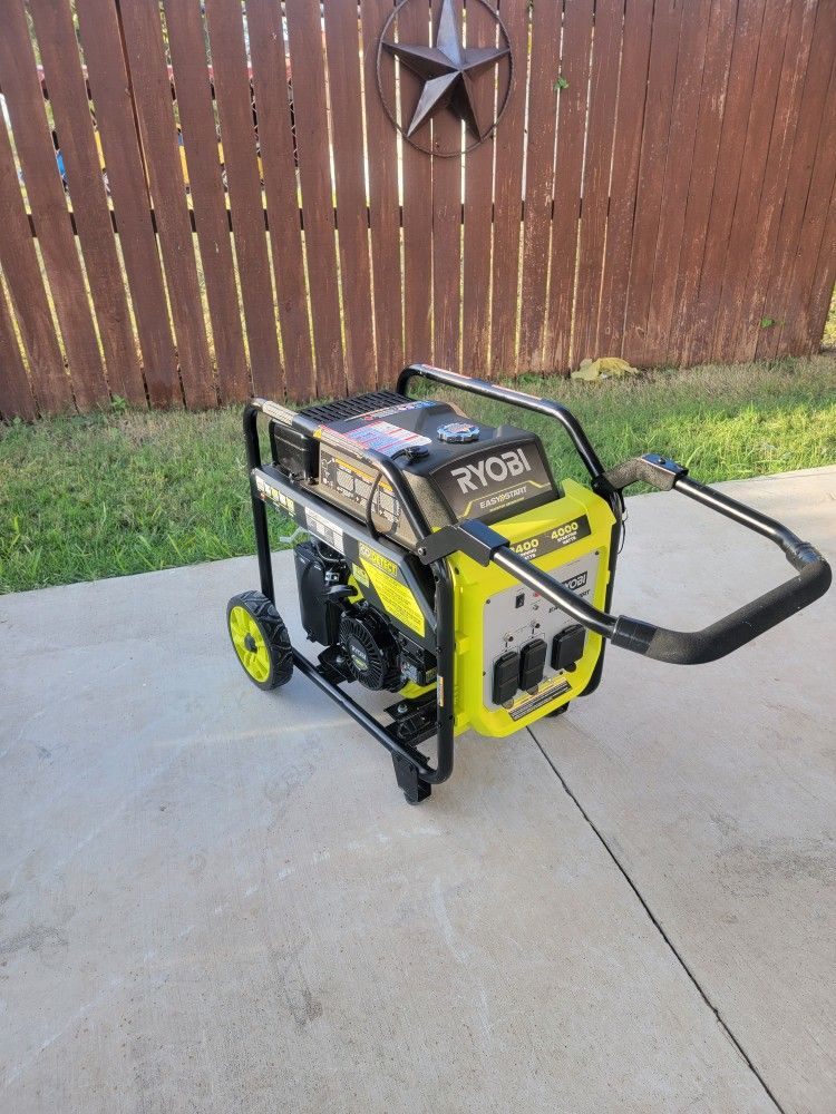 Like New Ryobi Generator Used Only 30 Hr Project 