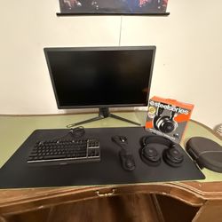 Complete Gaming Computer Accessory Bundle (Asus, Hyper X, Steel Series)