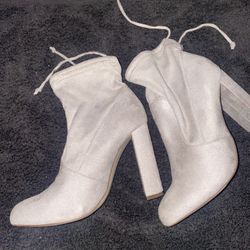 Aldo cream Heeled Boots