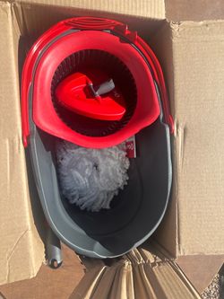 O-cedar microfiber easywring spin mop & bucket.