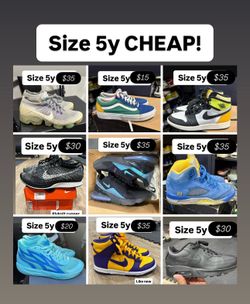 Jordan’s Nikes vans size 5y cheap