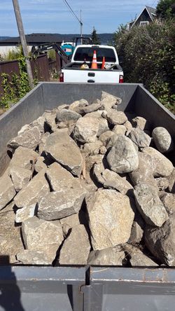 Landscape rocks or small rockery