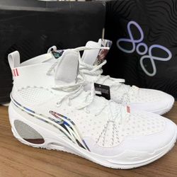 Size12 Li-Ning Authentic Wade 808 Men's Lightweight, Responsive, Professional High-Top Performance Basketball Shoes (ABAU013-3)