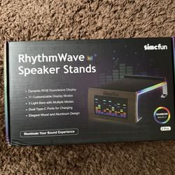Rhythm Wave Speaker Stands