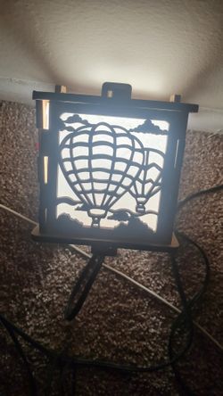 Handmade Wooden Lamp Soft Light 