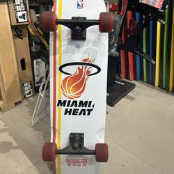 Miami Heat skateboard at Catch A Wave surf and skate shop