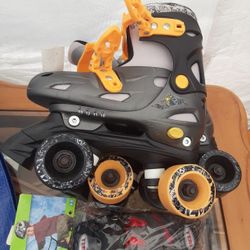 Adjustable Child's Roller Skates