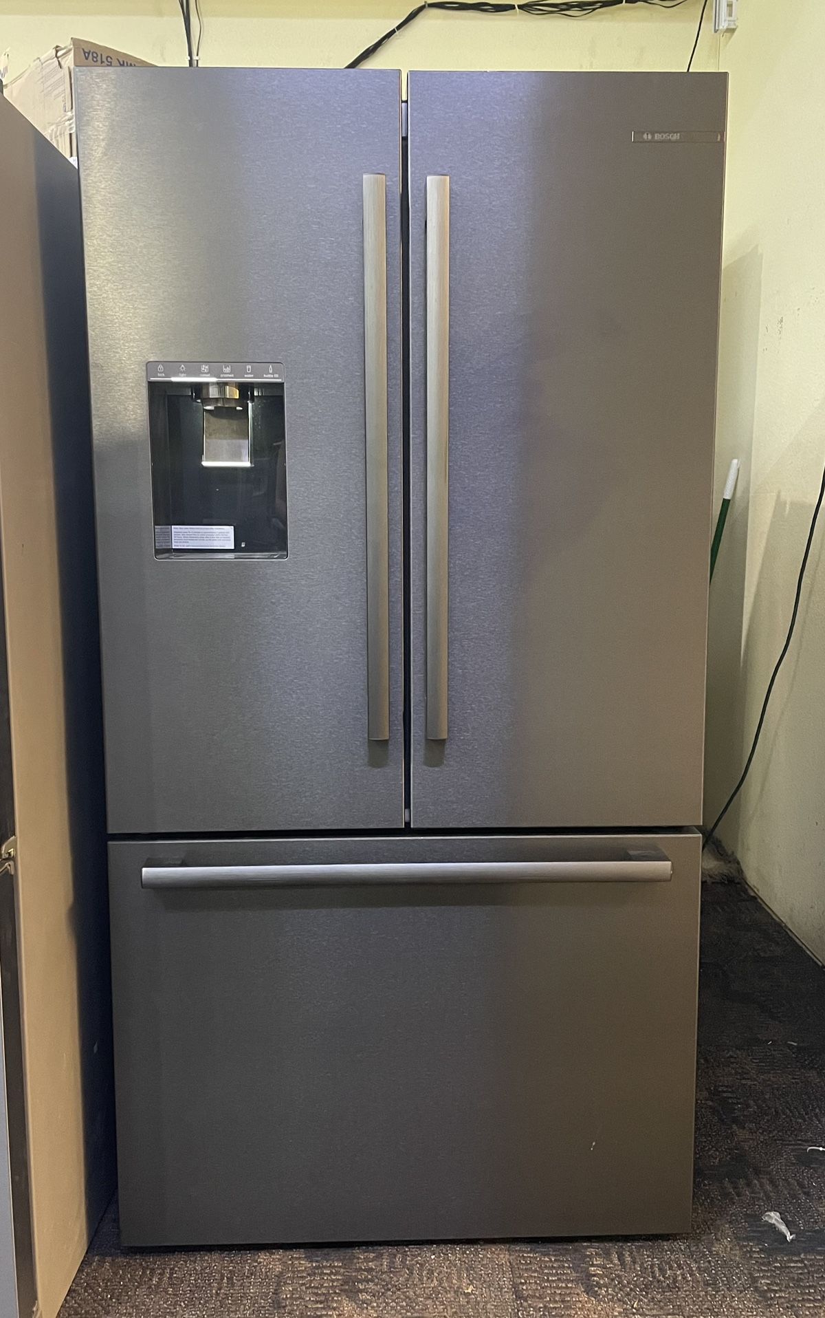 Bosh French Door Counter Depth Black Stainless
