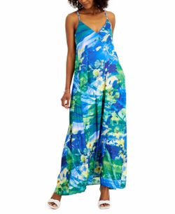 Tahari by ASL Women's printed maxi dress Color: Blue (Blue Multi) size small