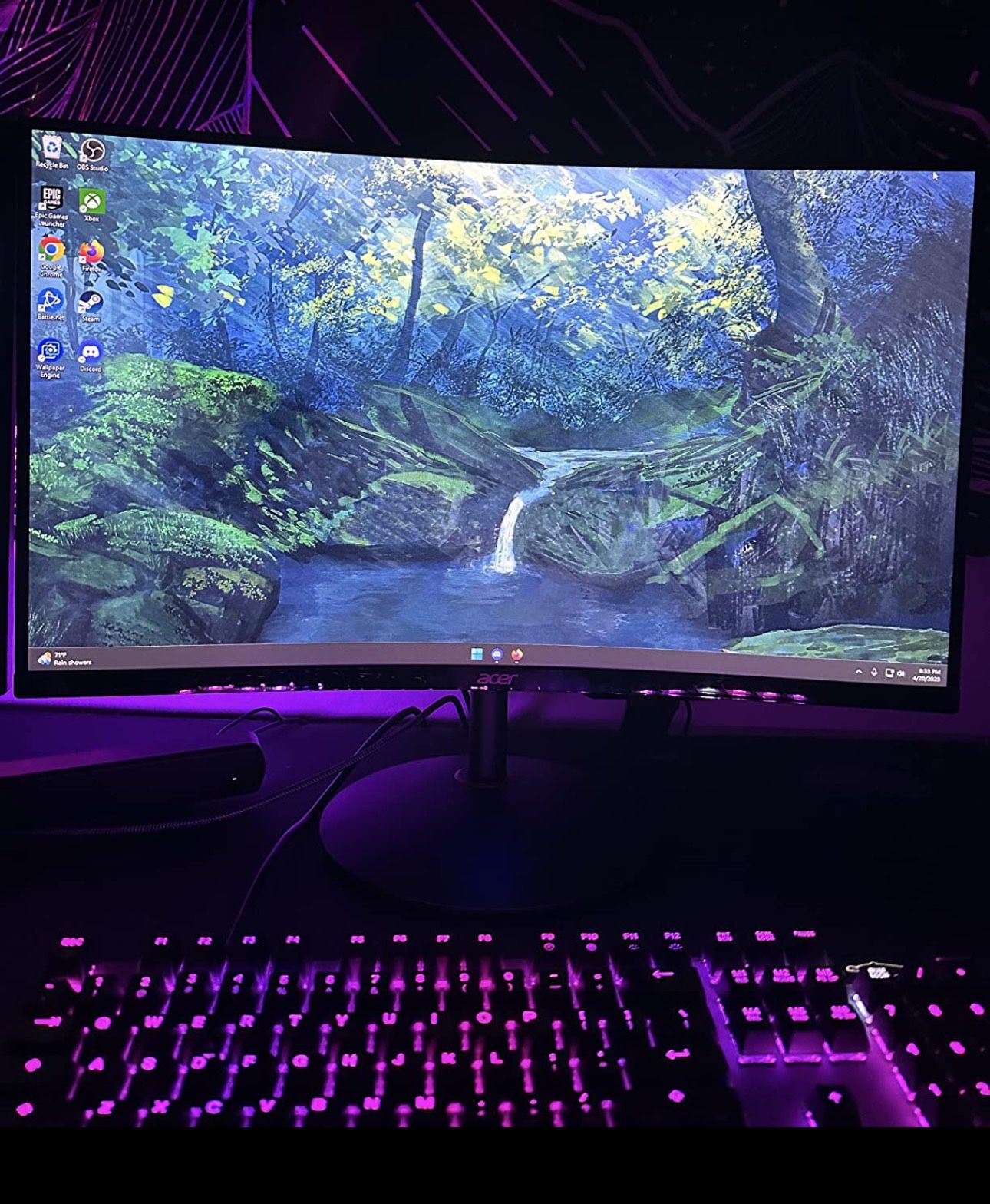Acer Nitro 34” Ultrawide 1440p 180Hz Gaming Monitor (Curved)