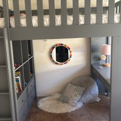Pottery Barn Loft Bed With Desk
