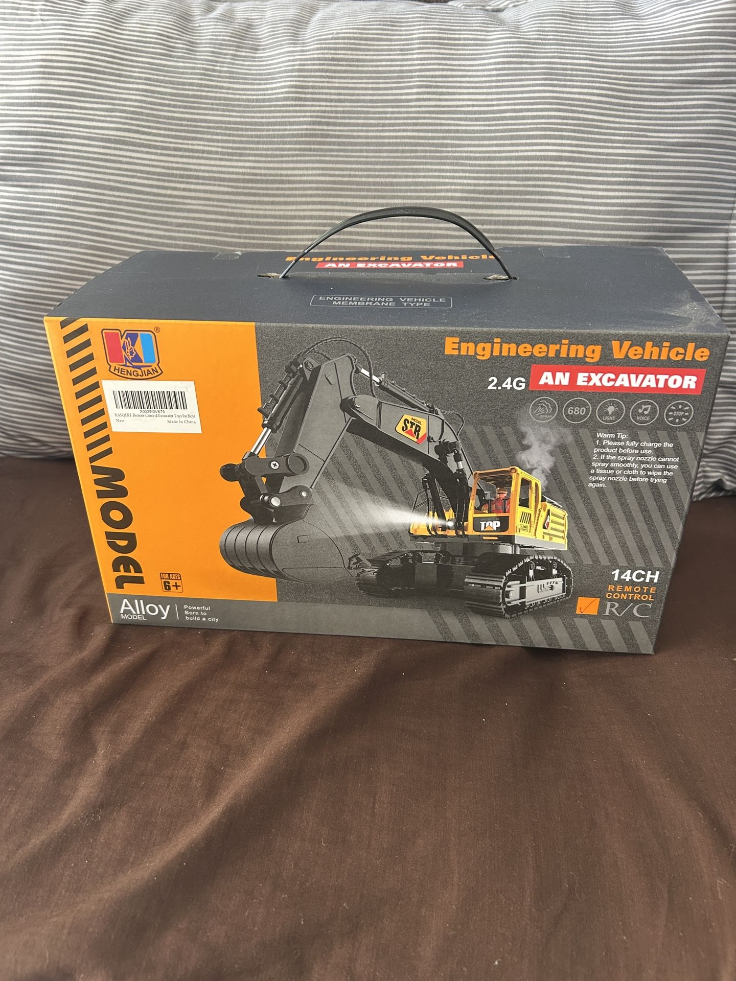 Remote Control Excavator Construction Toy