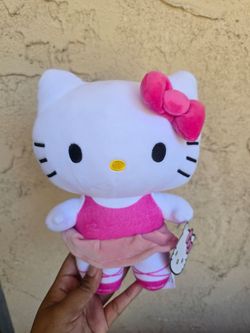 Sanrio Hello Kitty Cute Pink Ballerina Plush Figure Stuffed Girls Doll Gift