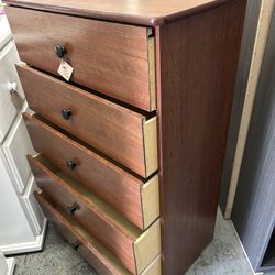 5 Drawers Dresser 29” Wide X 45” High X 16” Deep 