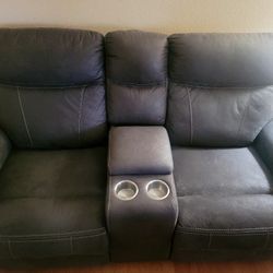 Electronic Double Loveseat Recliner
