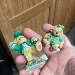 CHERISHED TEDDIES 116437 AVON FRIENDSHIP IS MORE THAN JUST LUCK PAT FIGURINE And Friends