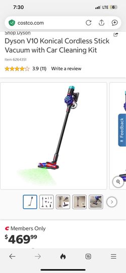 Cordless Stick Vacuum with Car Cleaning Kit