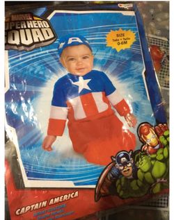 Brand new captain America 0/6 months