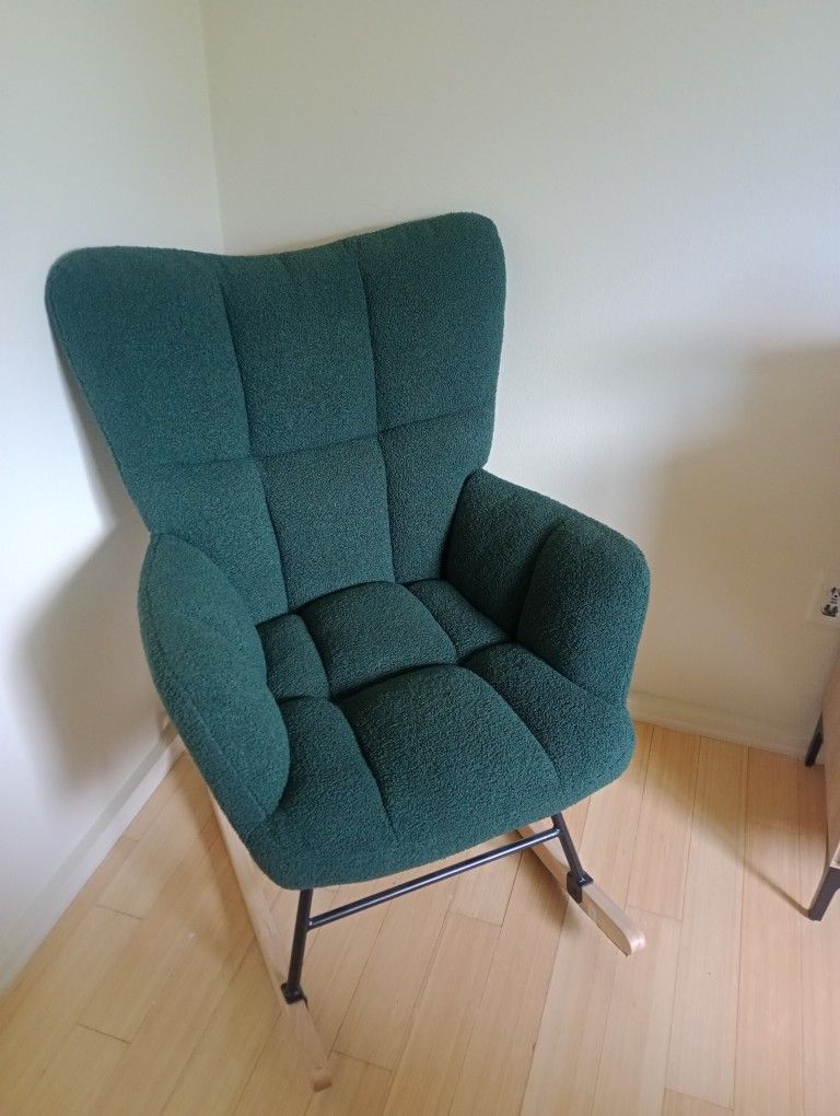 Brand New Green Nursery Rocking Chair