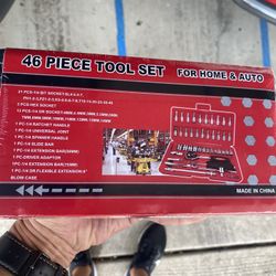 46 Piece Ratchet Set New 