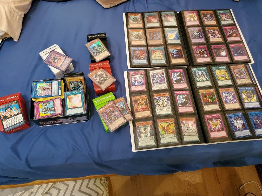 Yugioh Lot, Folders, Sleeves, Deck Boxes