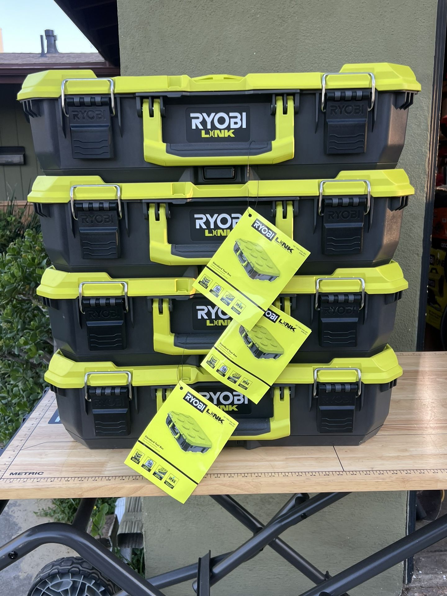 RYOBI LINK Standard Tool Box - Set of 4
