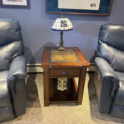 Rustic Set Of 3 End Tables