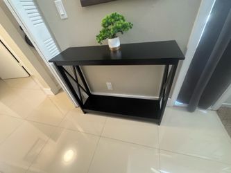 Black Console Accent Table / Sofa Table