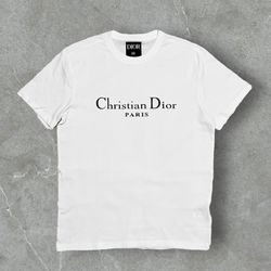 Christian Dior Tshirt Black And White