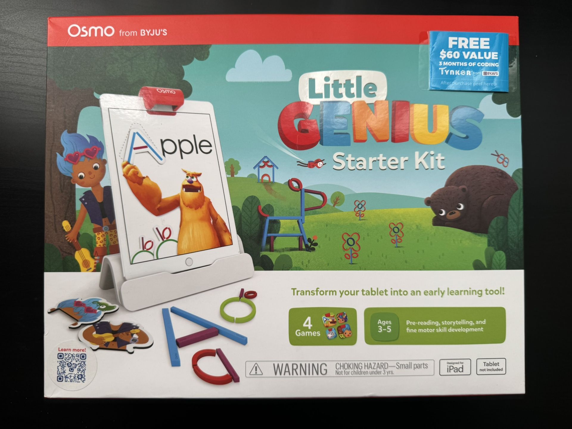 Osmo Little Genius Starter Kit - Brand New! Ages 3-5