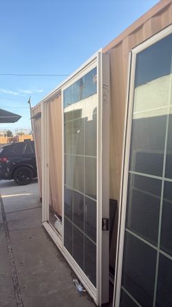 slider door 8 feet by 8 feet  with grides