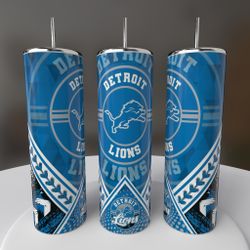 Detroit Lions Football Tumbler