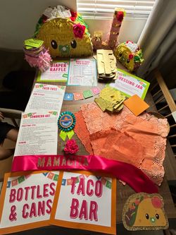 Fiesta “Taco ‘bout a Baby” Baby Shower Decorations