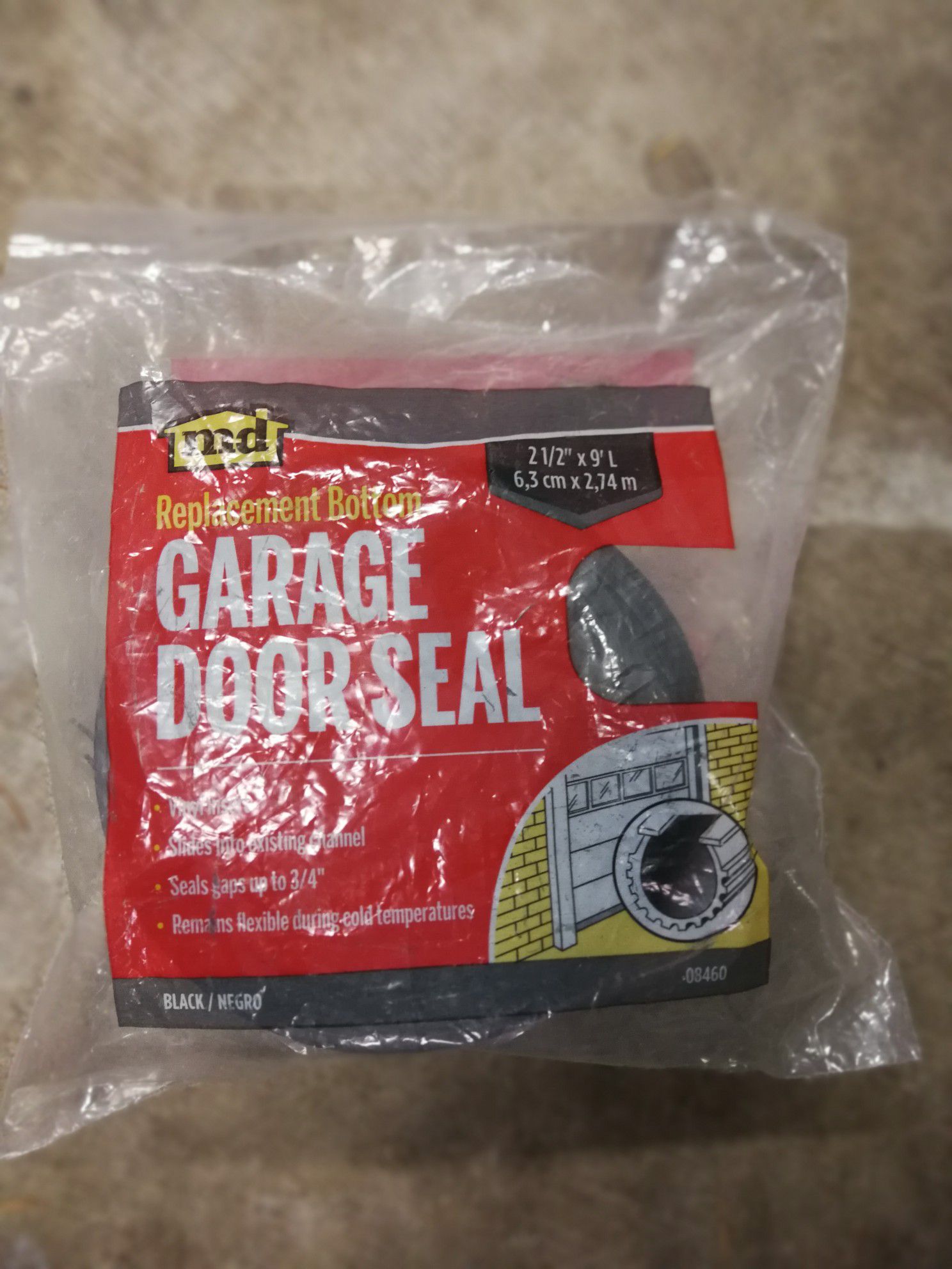 Garage door seal - brand new