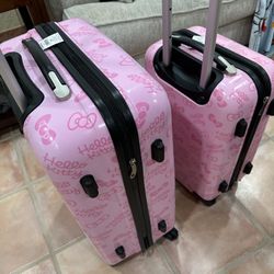 Sanrio Hello Kitty Suitcase Luggage Set 