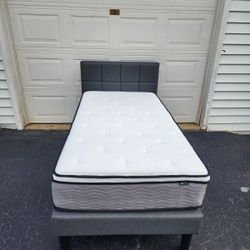 Twin Bed And Mattress Zinus