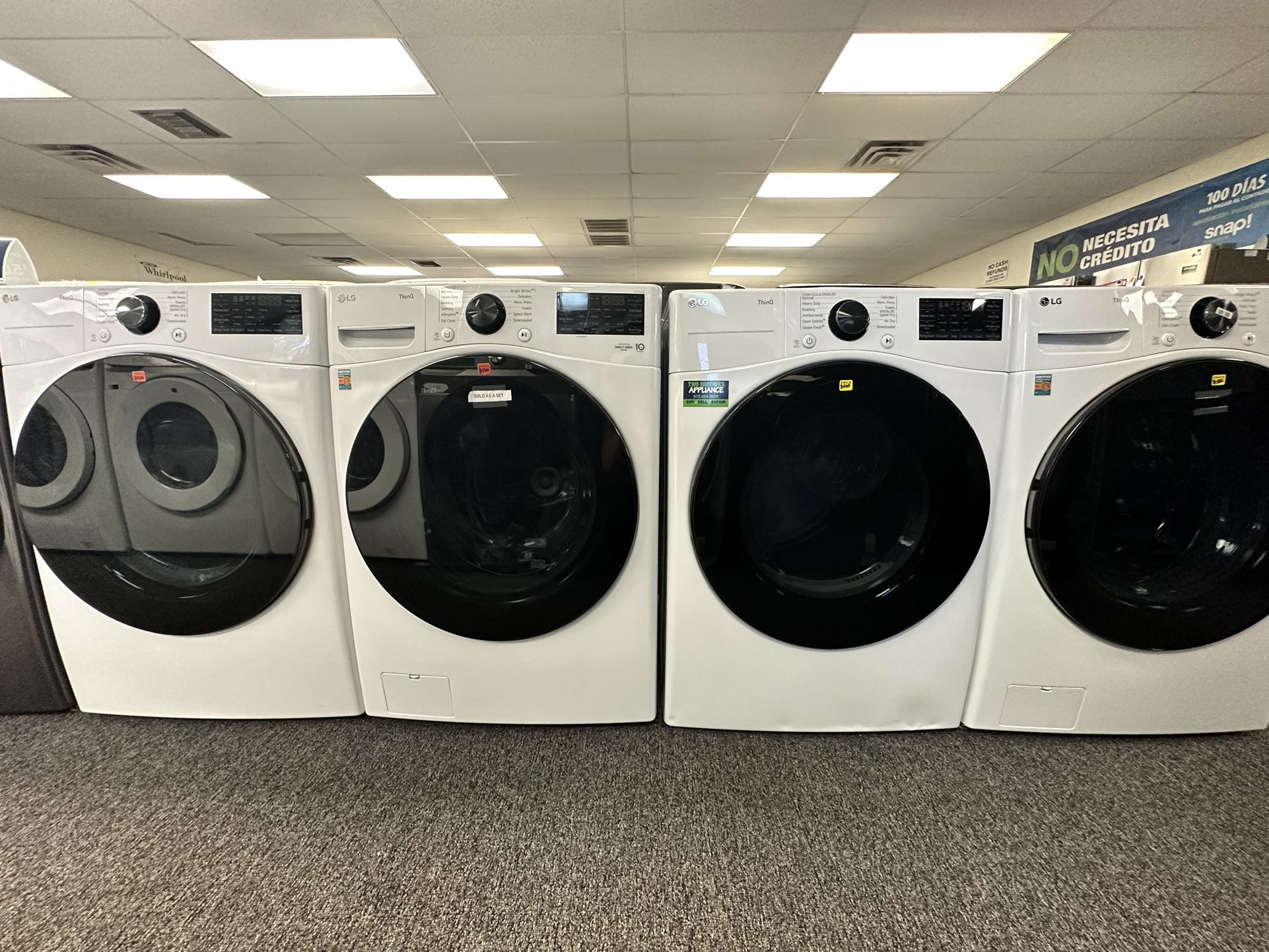 New Lg Front Load Washer And Dryer