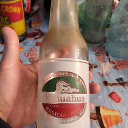 Vintage "Chihuahua Mexican Beer" 12 oz Bottle 