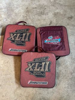 Superbowl XVII stadium seat cushions