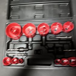 21 piece  metal hole saw kit